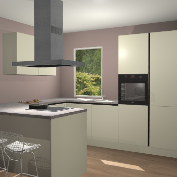 Magnolia greeploze  keuken Kalisz 59369