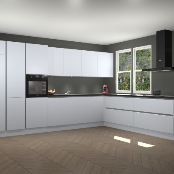 Sneeuwwitte greeploze keuken Opole 60236