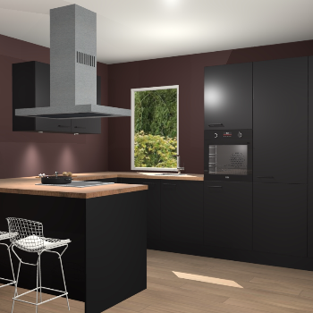 Zwarte keuken Kalisz 59391