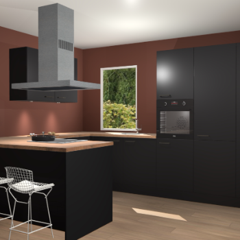 Zwarte keuken Kalisz 59392