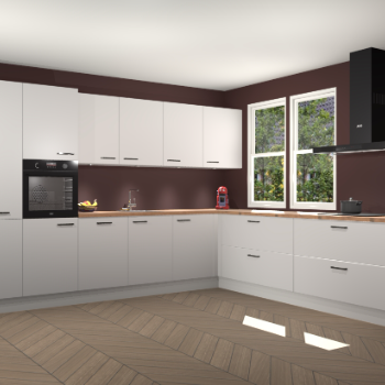 Zijdegrijze keuken Opole 60247