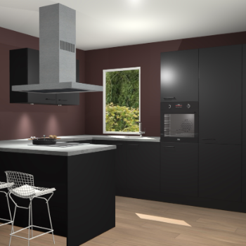 Zwarte keuken Kalisz 59410