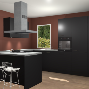 Zwarte keuken Kalisz 59411