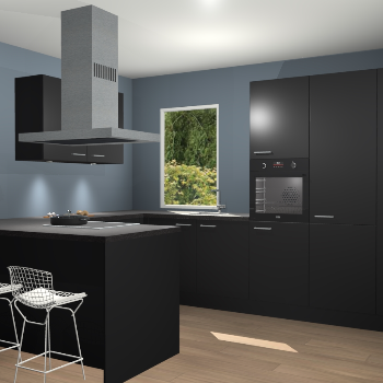 Zwarte keuken Kalisz 59414