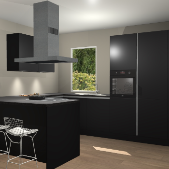 Zwarte greeploze keuken Kalisz 59415