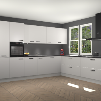 Zijdegrijze keuken Opole 60341