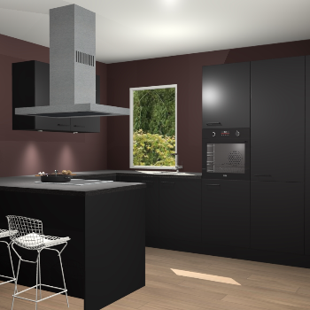 Zwarte keuken Kalisz 59416