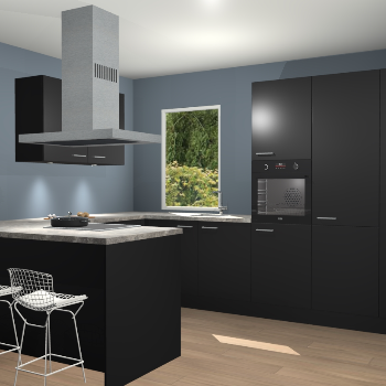 Zwarte keuken Kalisz 59463