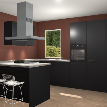 Zwarte keuken Kalisz 59466