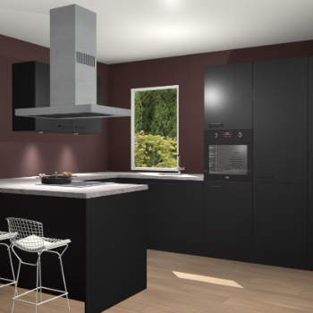 Zwarte keuken Kalisz 59490