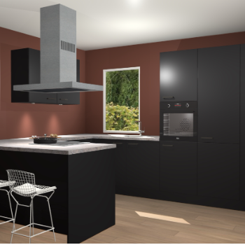 Zwarte keuken Kalisz 59491