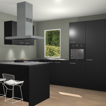 Zwarte keuken Kalisz 59529