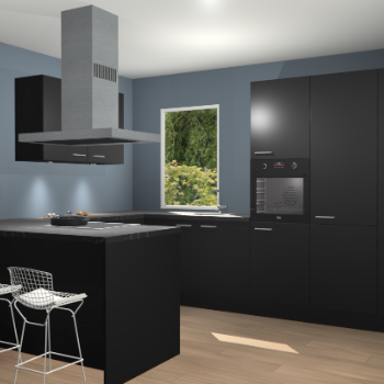 Zwarte keuken Kalisz 59530