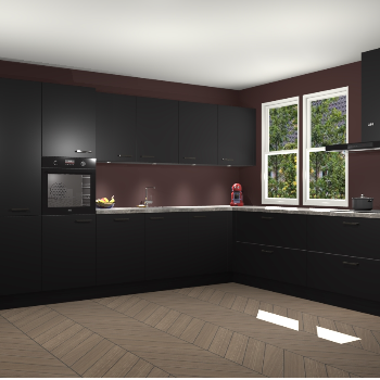 Zwarte keuken Opole 60654