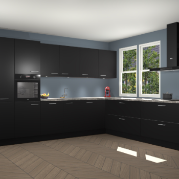 Zwarte keuken Opole 60639