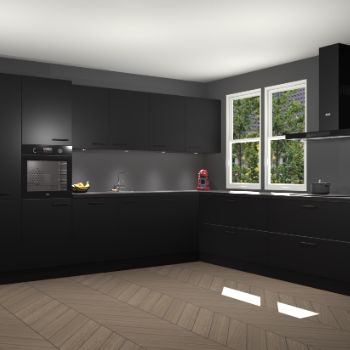 Zwarte keuken Opole 60648