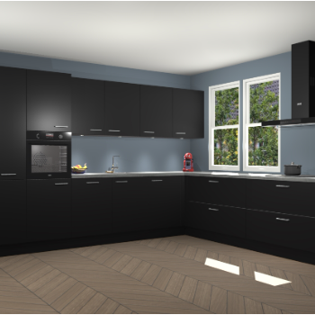 Zwarte keuken Opole 60637