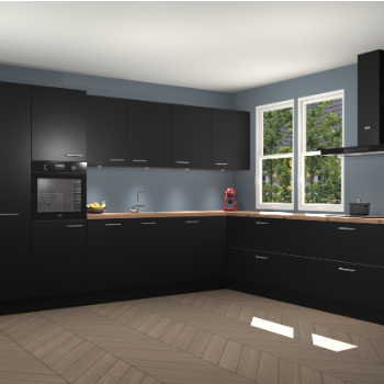 Zwarte keuken Opole 60405