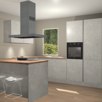 Beton Opal greeploze keuken Kalisz 59556