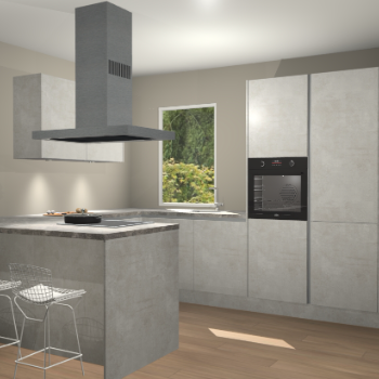 Beton Opal greeploze keuken Kalisz 59667