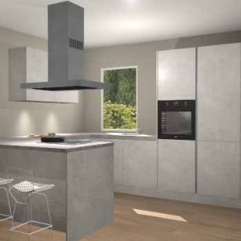 Beton Opal greeploze keuken Kalisz 59691