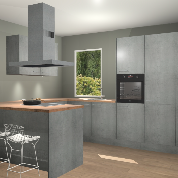 Beton Parelgrijs keuken Kalisz 59721