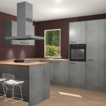 Beton Parelgrijs keuken Kalisz 59724