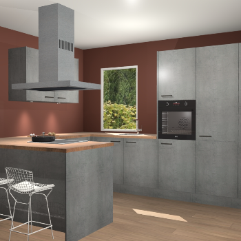 Beton Parelgrijs keuken Kalisz 59725