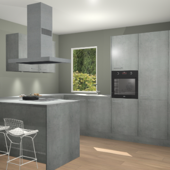 Beton Parelgrijs keuken Kalisz 59737