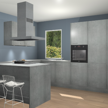 Beton Parelgrijs keuken Kalisz 59738