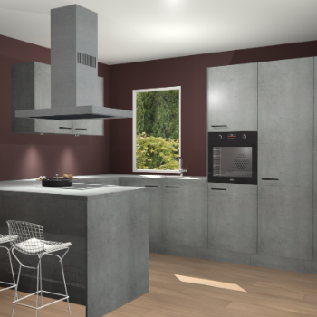 Beton Parelgrijs keuken Kalisz 59740