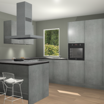 Beton Parelgrijs keuken Kalisz 59748