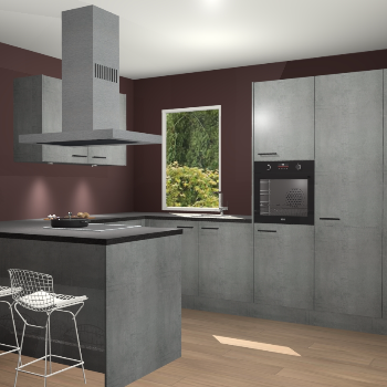 Beton Parelgrijs keuken Kalisz 59751