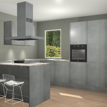 Beton Parelgrijs keuken Kalisz 59769