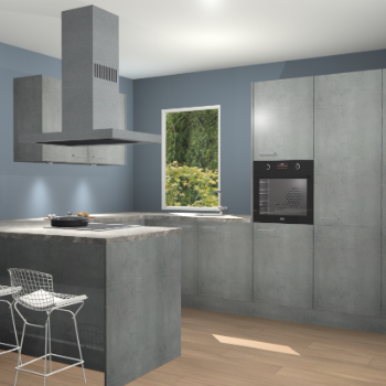 Beton Parelgrijs keuken Kalisz 59771