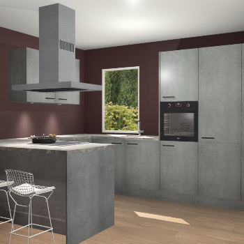 Beton Parelgrijs keuken Kalisz 59776