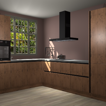 Astoria eiken greeploze keuken Radom 53416