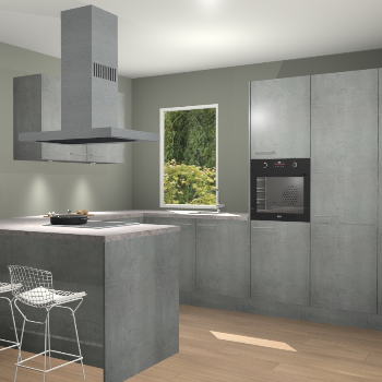 Beton Parelgrijs keuken Kalisz 59818