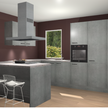 Beton Parelgrijs keuken Kalisz 59821