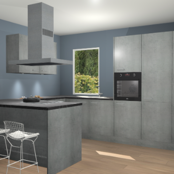 Beton Parelgrijs keuken Kalisz 59841