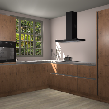 Astoria eiken greeploze keuken Radom 53404