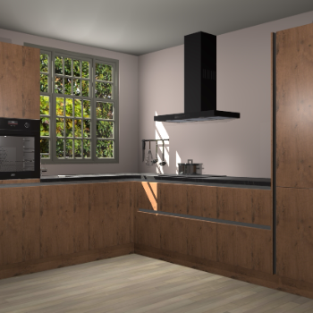 Astoria eiken greeploze keuken Radom 53405