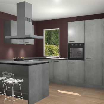 Beton Parelgrijs keuken Kalisz 59846