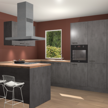 Beton Antraciet keuken Kalisz 59885