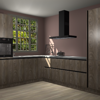 Cantaro eiken greeploze keuken Radom 53564