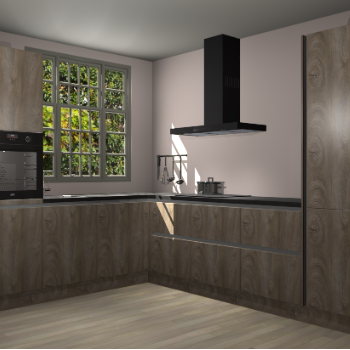 Cantaro eiken greeploze keuken Radom 53550