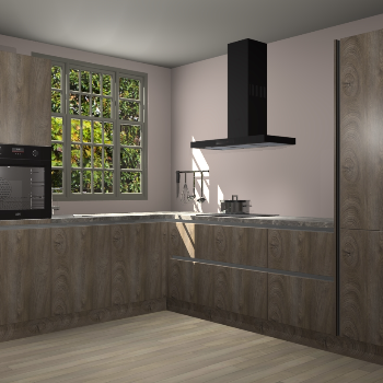 Cantaro eiken greeploze keuken Radom 53551