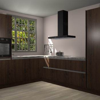 Noten greeploze keuken Radom 53648