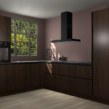 Noten greeploze keuken Radom 53671