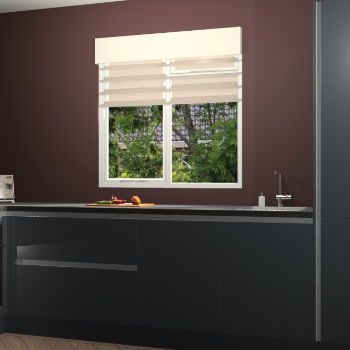 Onyxgrijze greeploze keuken Luzern 57691